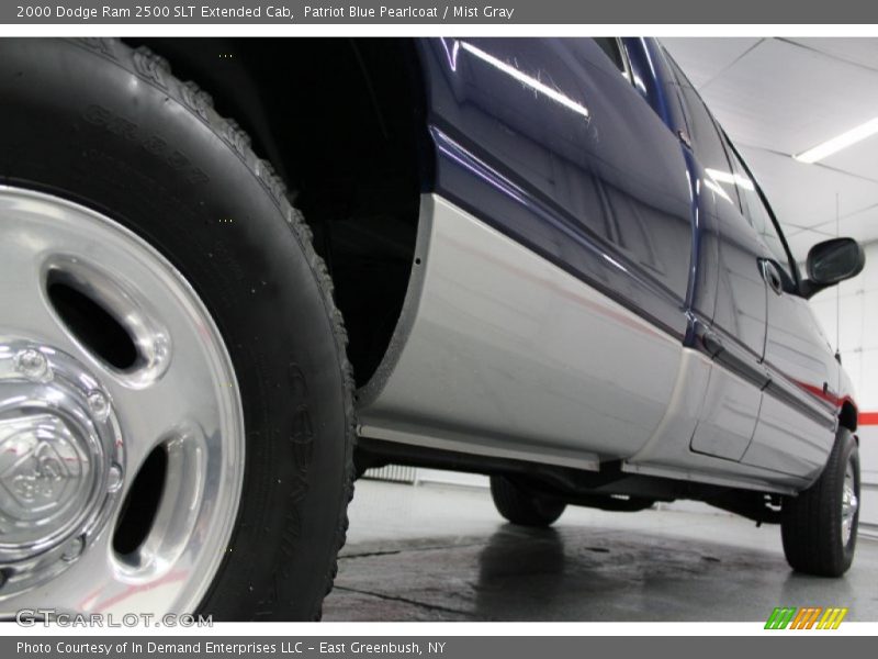 Patriot Blue Pearlcoat / Mist Gray 2000 Dodge Ram 2500 SLT Extended Cab