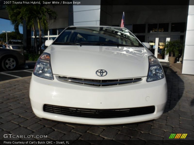 Super White / Bisque Beige 2007 Toyota Prius Hybrid