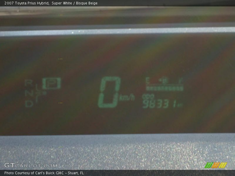 Super White / Bisque Beige 2007 Toyota Prius Hybrid