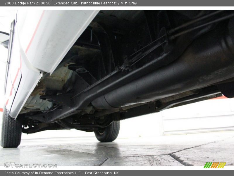 Patriot Blue Pearlcoat / Mist Gray 2000 Dodge Ram 2500 SLT Extended Cab
