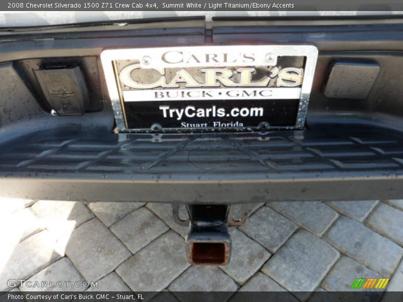 Summit White / Light Titanium/Ebony Accents 2008 Chevrolet Silverado 1500 Z71 Crew Cab 4x4