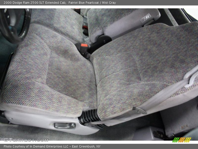 Patriot Blue Pearlcoat / Mist Gray 2000 Dodge Ram 2500 SLT Extended Cab