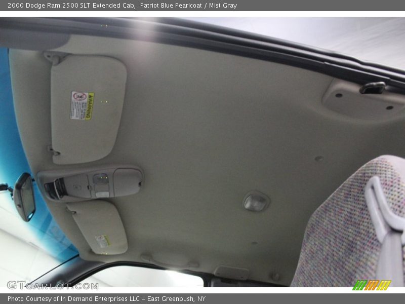 Patriot Blue Pearlcoat / Mist Gray 2000 Dodge Ram 2500 SLT Extended Cab