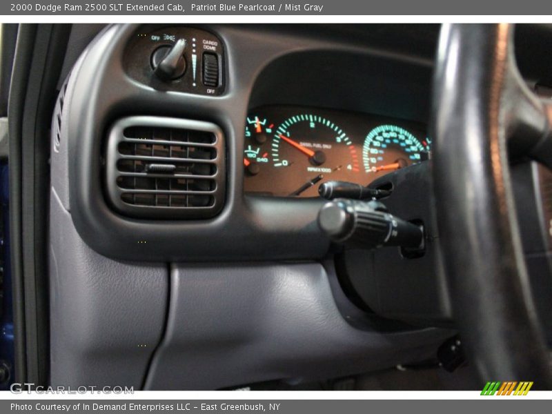 Patriot Blue Pearlcoat / Mist Gray 2000 Dodge Ram 2500 SLT Extended Cab