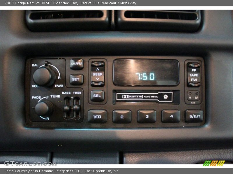 Patriot Blue Pearlcoat / Mist Gray 2000 Dodge Ram 2500 SLT Extended Cab