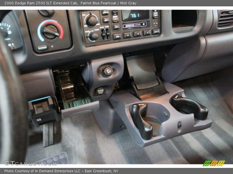 Patriot Blue Pearlcoat / Mist Gray 2000 Dodge Ram 2500 SLT Extended Cab