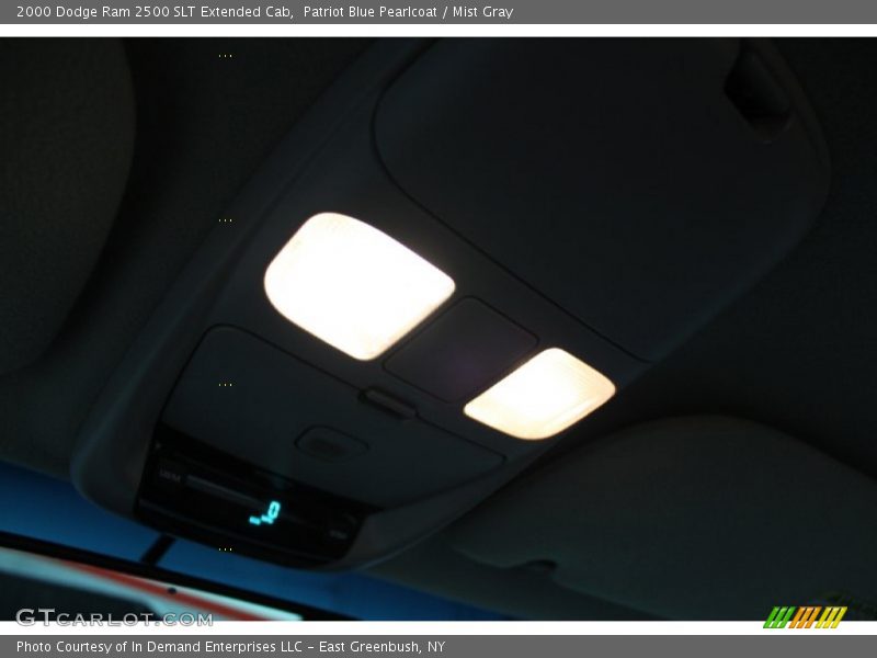 Patriot Blue Pearlcoat / Mist Gray 2000 Dodge Ram 2500 SLT Extended Cab