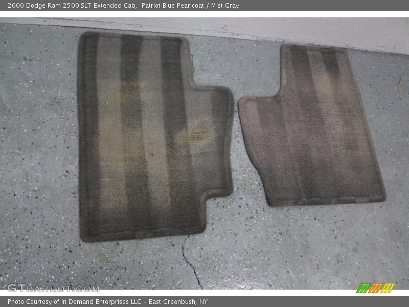 Patriot Blue Pearlcoat / Mist Gray 2000 Dodge Ram 2500 SLT Extended Cab