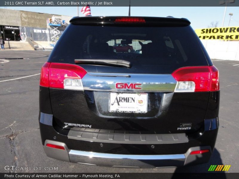 Carbon Black Metallic / Jet Black 2011 GMC Terrain SLT AWD