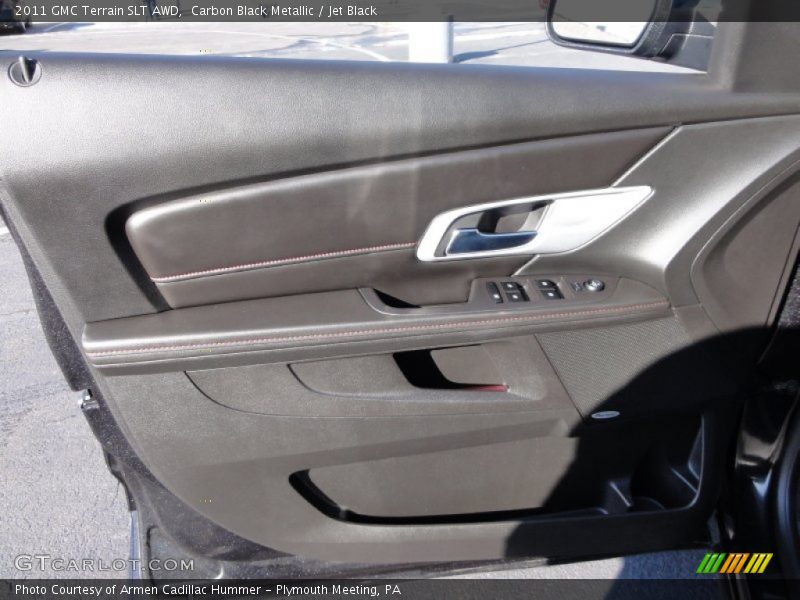Carbon Black Metallic / Jet Black 2011 GMC Terrain SLT AWD