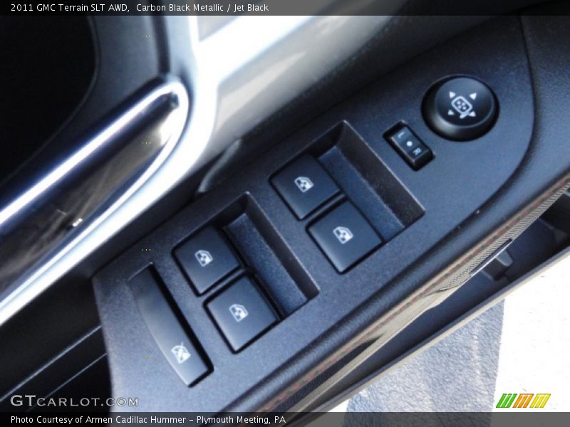 Carbon Black Metallic / Jet Black 2011 GMC Terrain SLT AWD