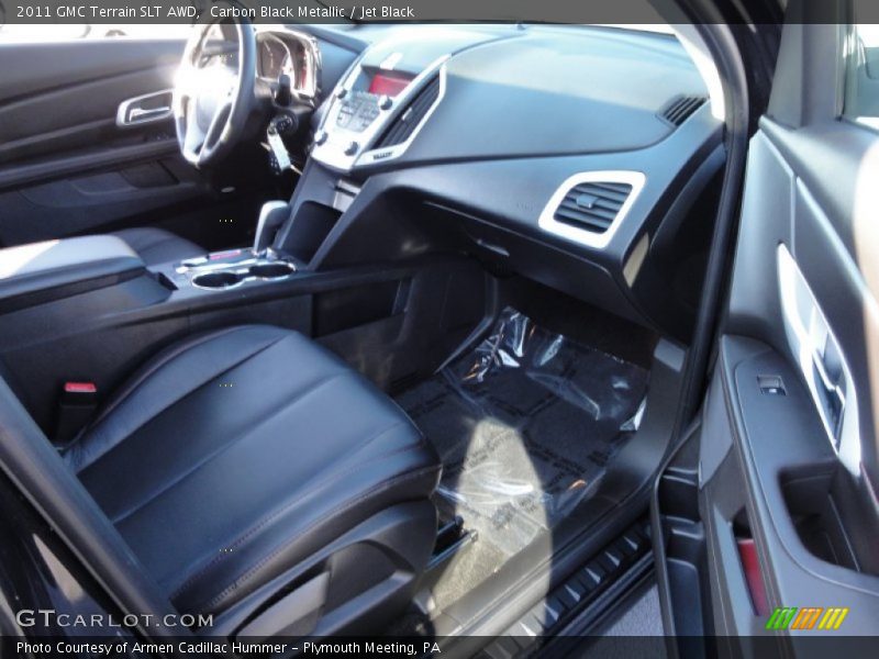 Carbon Black Metallic / Jet Black 2011 GMC Terrain SLT AWD