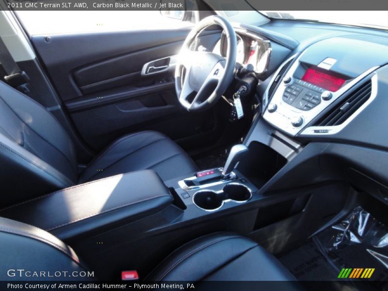 Carbon Black Metallic / Jet Black 2011 GMC Terrain SLT AWD