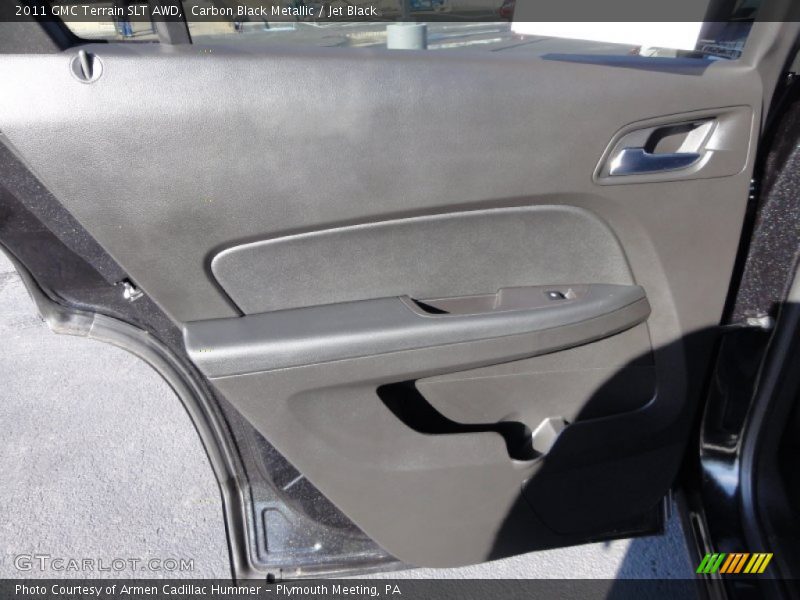 Carbon Black Metallic / Jet Black 2011 GMC Terrain SLT AWD
