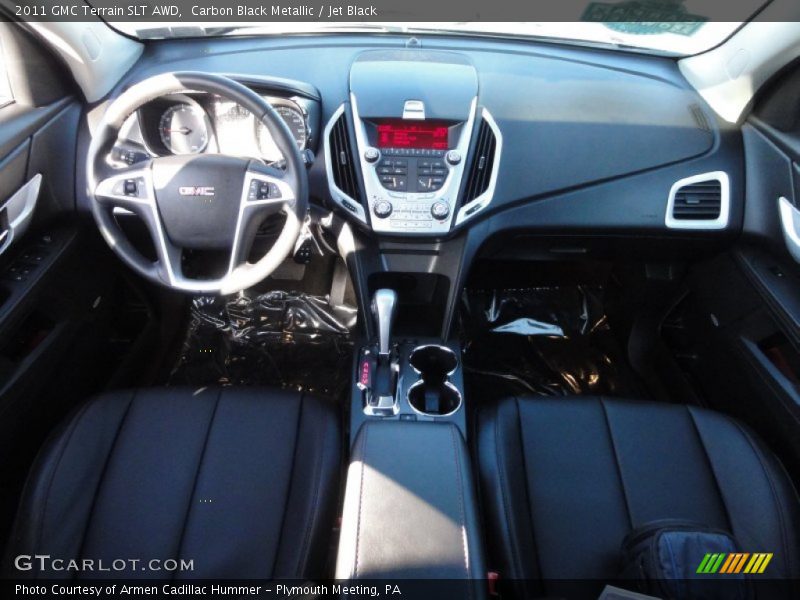 Carbon Black Metallic / Jet Black 2011 GMC Terrain SLT AWD