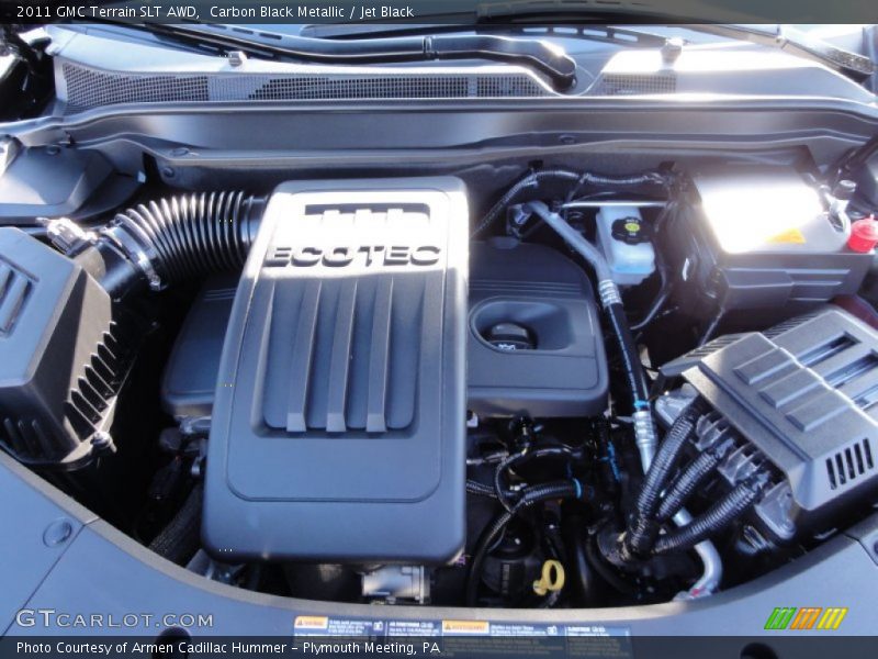 Carbon Black Metallic / Jet Black 2011 GMC Terrain SLT AWD