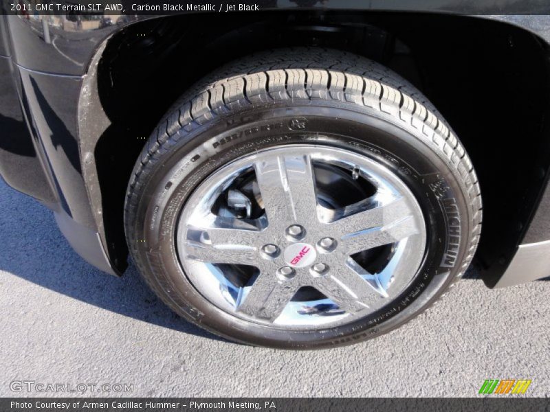 Carbon Black Metallic / Jet Black 2011 GMC Terrain SLT AWD