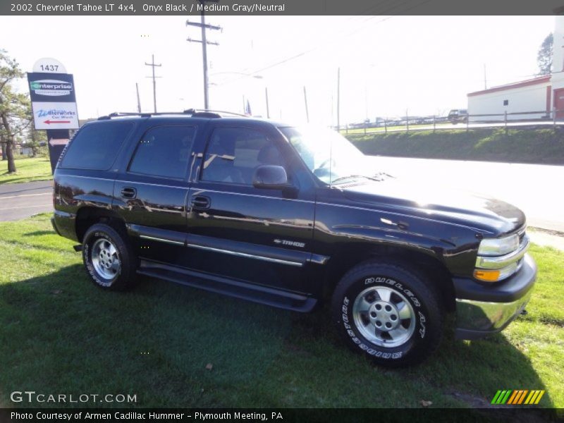 Onyx Black / Medium Gray/Neutral 2002 Chevrolet Tahoe LT 4x4
