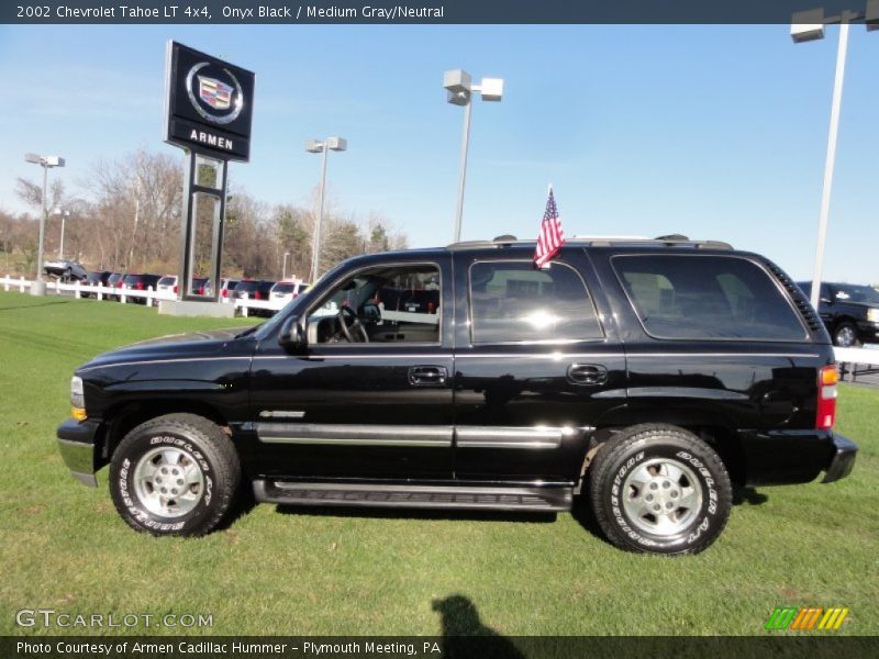 Onyx Black / Medium Gray/Neutral 2002 Chevrolet Tahoe LT 4x4