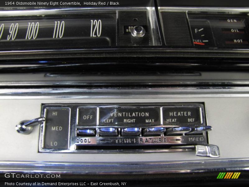 Controls of 1964 Ninety Eight Convertible