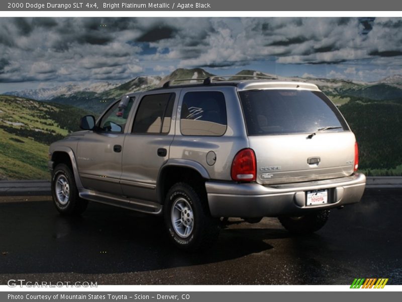 Bright Platinum Metallic / Agate Black 2000 Dodge Durango SLT 4x4
