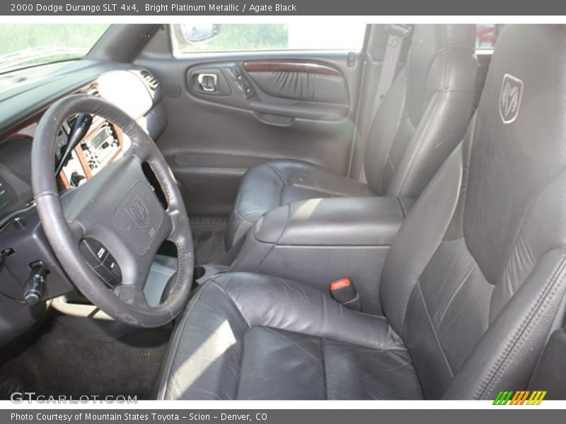 Bright Platinum Metallic / Agate Black 2000 Dodge Durango SLT 4x4