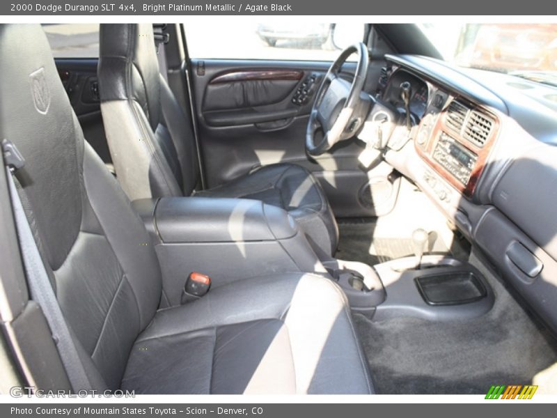 Bright Platinum Metallic / Agate Black 2000 Dodge Durango SLT 4x4