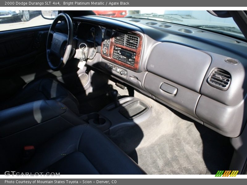Bright Platinum Metallic / Agate Black 2000 Dodge Durango SLT 4x4