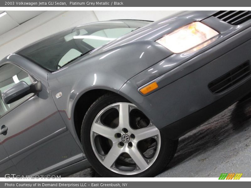 Platinum Grey Metallic / Black 2003 Volkswagen Jetta GLI Sedan