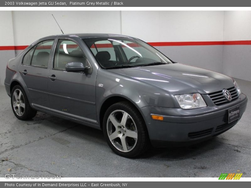 Platinum Grey Metallic / Black 2003 Volkswagen Jetta GLI Sedan