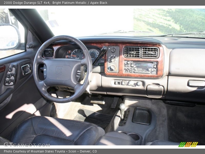 Bright Platinum Metallic / Agate Black 2000 Dodge Durango SLT 4x4