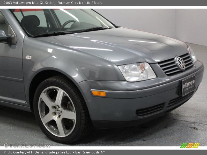 Platinum Grey Metallic / Black 2003 Volkswagen Jetta GLI Sedan