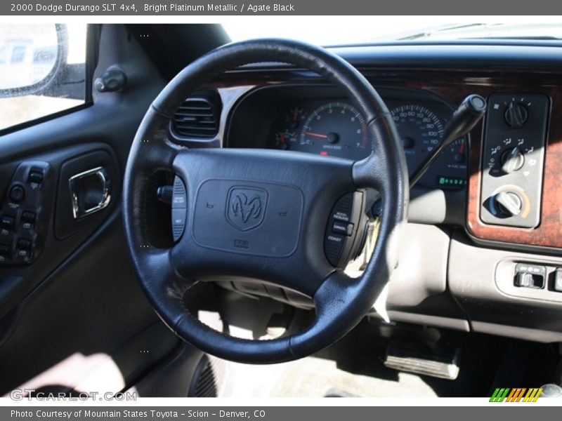 Bright Platinum Metallic / Agate Black 2000 Dodge Durango SLT 4x4