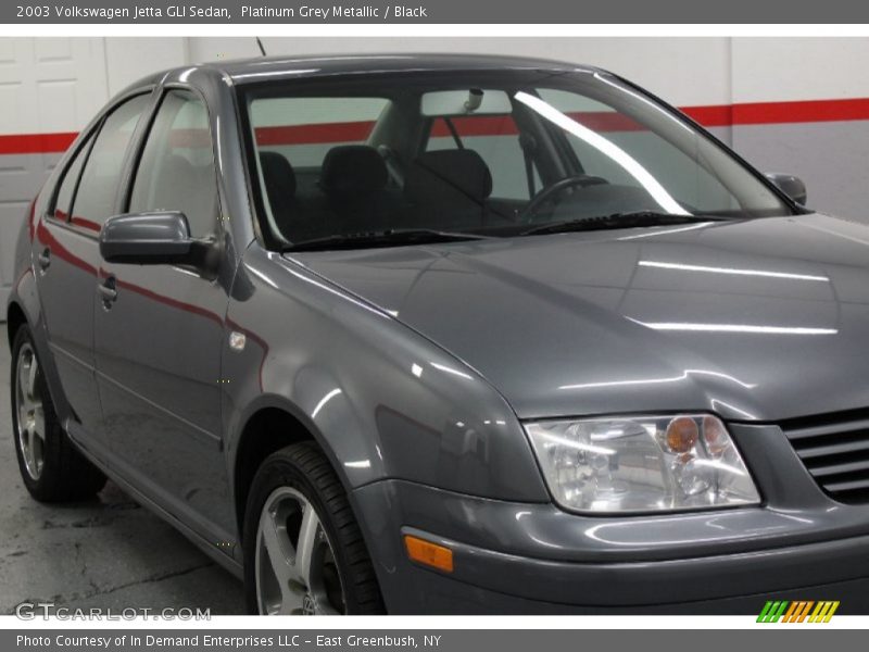 Platinum Grey Metallic / Black 2003 Volkswagen Jetta GLI Sedan