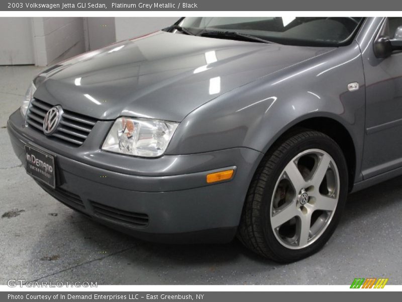 Platinum Grey Metallic / Black 2003 Volkswagen Jetta GLI Sedan