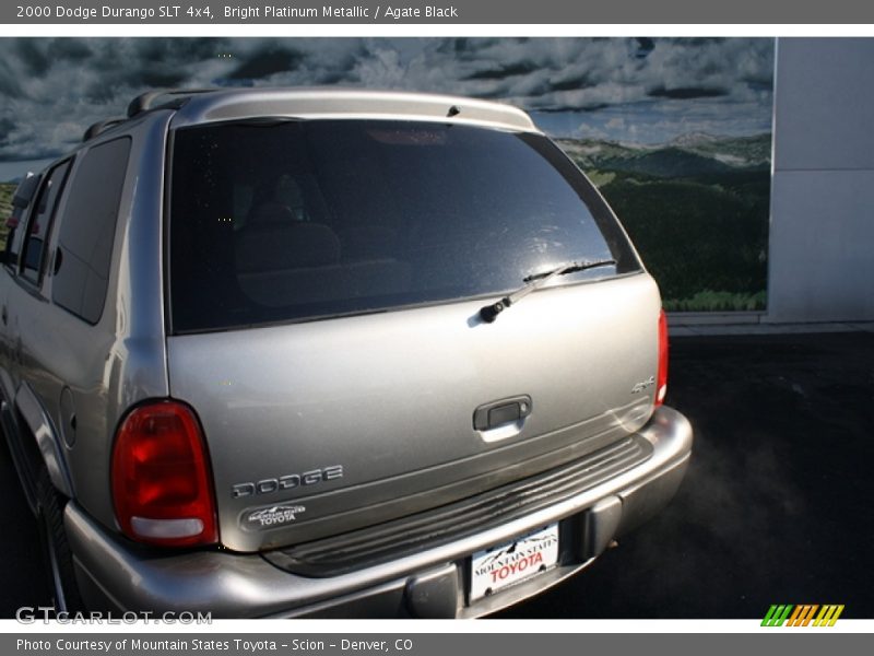 Bright Platinum Metallic / Agate Black 2000 Dodge Durango SLT 4x4