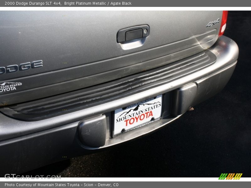 Bright Platinum Metallic / Agate Black 2000 Dodge Durango SLT 4x4