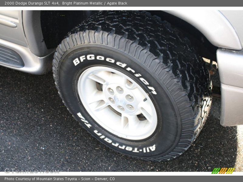 Bright Platinum Metallic / Agate Black 2000 Dodge Durango SLT 4x4