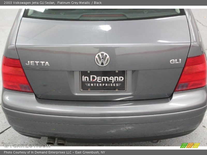 Platinum Grey Metallic / Black 2003 Volkswagen Jetta GLI Sedan