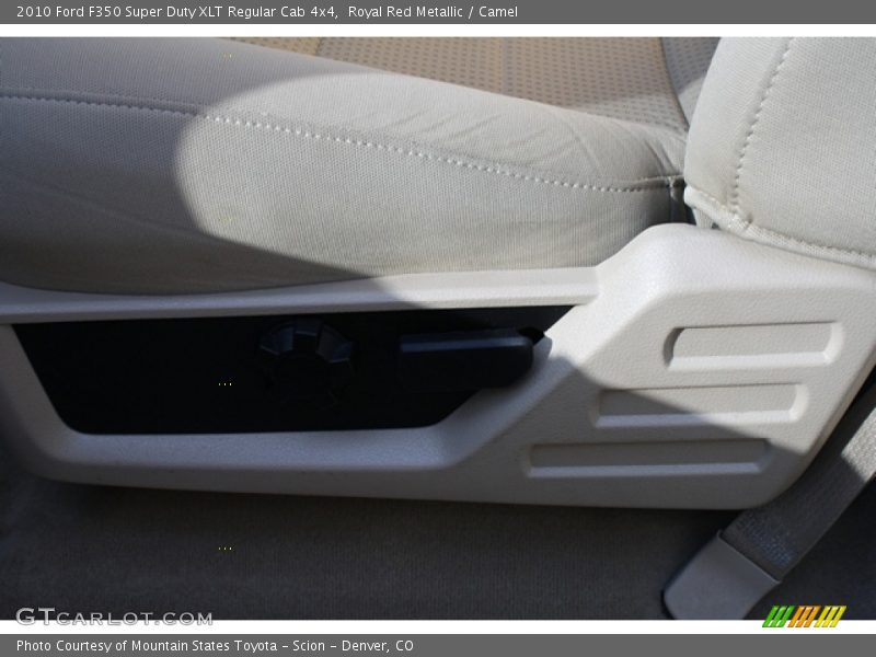 Royal Red Metallic / Camel 2010 Ford F350 Super Duty XLT Regular Cab 4x4