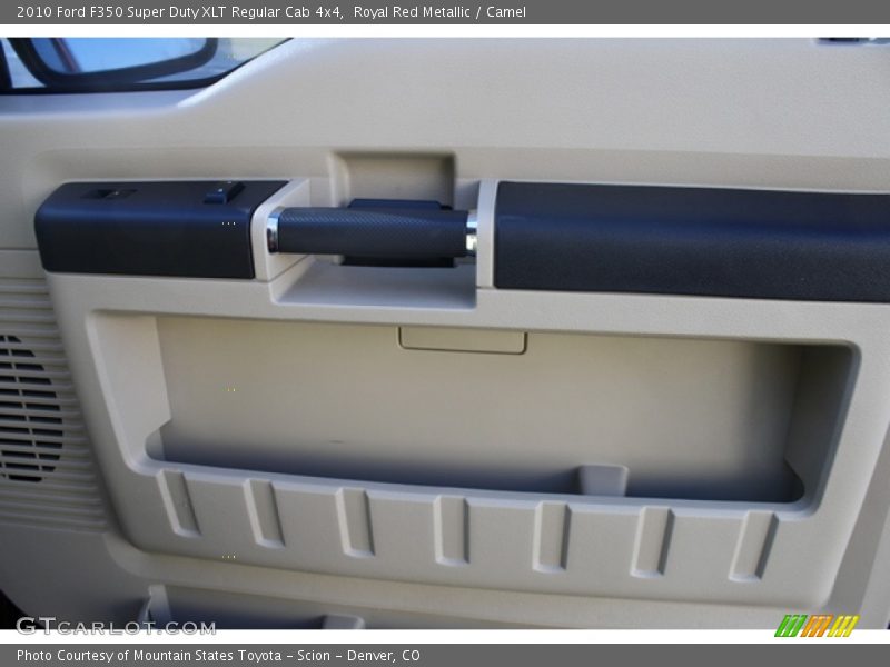 Royal Red Metallic / Camel 2010 Ford F350 Super Duty XLT Regular Cab 4x4