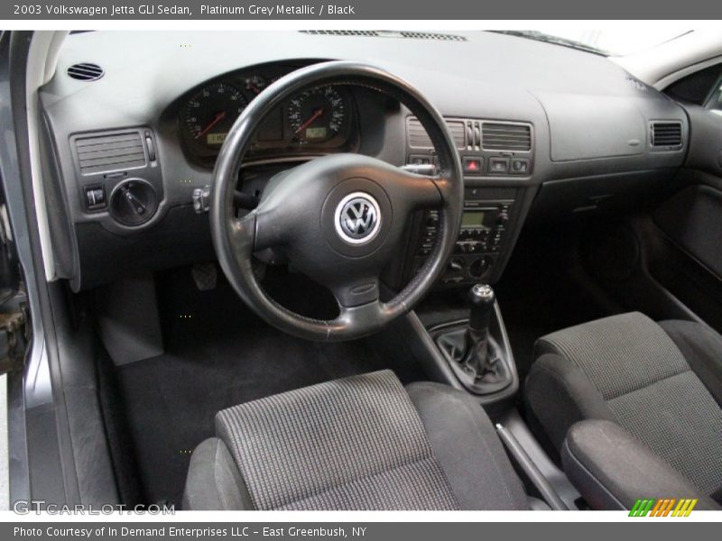 Platinum Grey Metallic / Black 2003 Volkswagen Jetta GLI Sedan