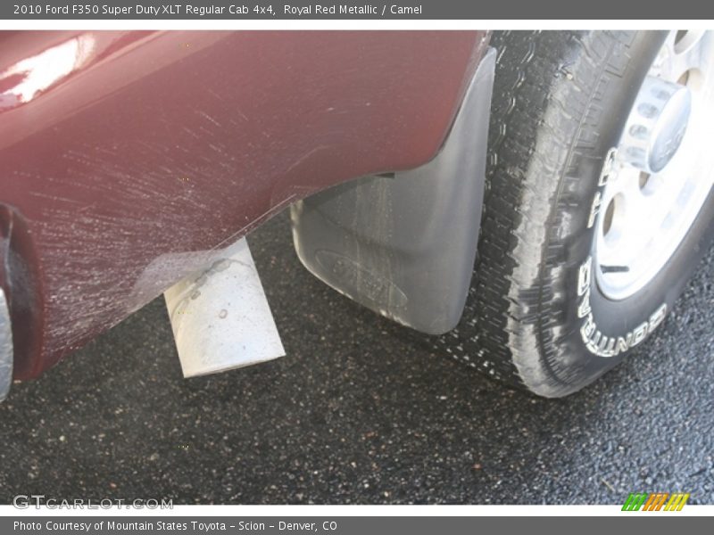 Royal Red Metallic / Camel 2010 Ford F350 Super Duty XLT Regular Cab 4x4