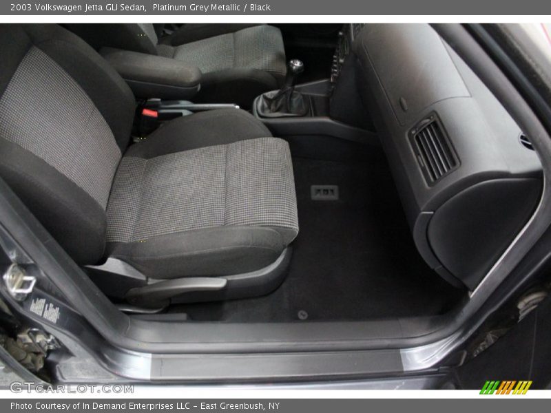 Platinum Grey Metallic / Black 2003 Volkswagen Jetta GLI Sedan