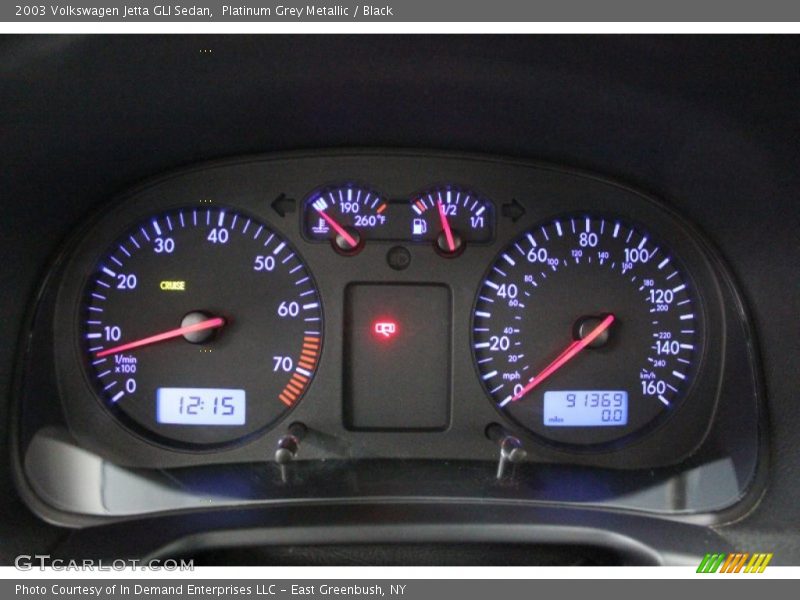 Platinum Grey Metallic / Black 2003 Volkswagen Jetta GLI Sedan