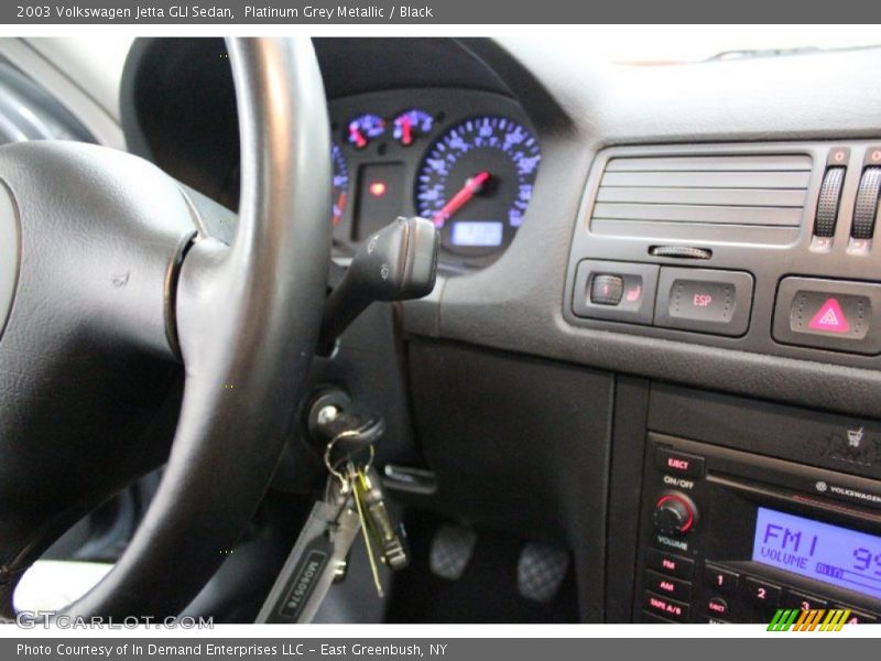 Platinum Grey Metallic / Black 2003 Volkswagen Jetta GLI Sedan