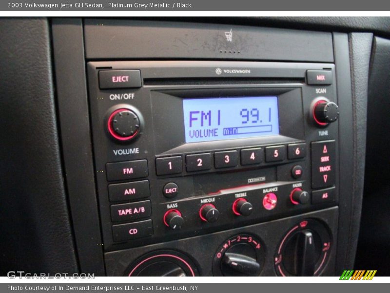 Platinum Grey Metallic / Black 2003 Volkswagen Jetta GLI Sedan