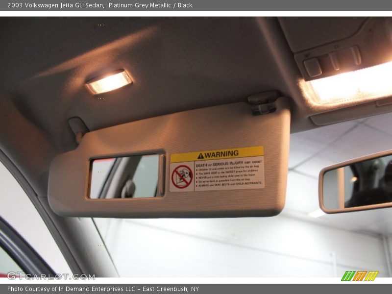 Platinum Grey Metallic / Black 2003 Volkswagen Jetta GLI Sedan
