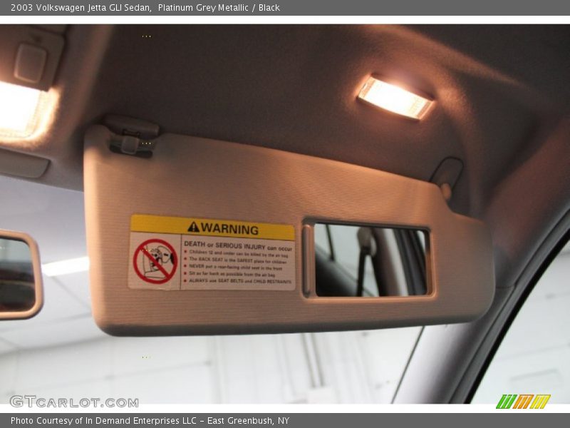 Platinum Grey Metallic / Black 2003 Volkswagen Jetta GLI Sedan