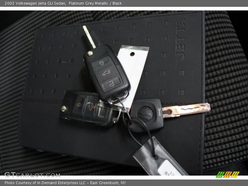 Platinum Grey Metallic / Black 2003 Volkswagen Jetta GLI Sedan